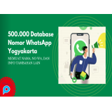 500.000 Database Nomor WhatsApp Yogyakarta