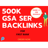 500k GSA ser backlinks for increase link juice, faster index & faster rank