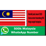 500k Nomor WA/Telp Malaysia Aktif Fresh Scrape 2023 + Bonus WhatsApp Bulk Sender PRO