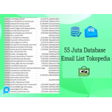 55 Juta Database Email List Indonesia Terhubung Akun Tokopedia
