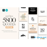 5800 Template Canva QUOTES/KUTIPAN Instagram