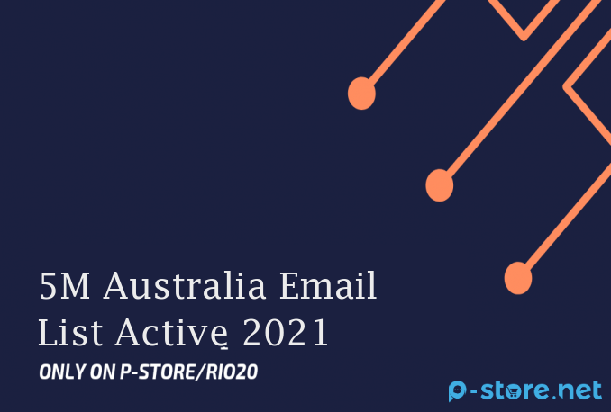 5M+ Email List Aktif 2021 Domisili Australia