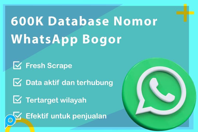 600K DATABASE NOMOR WHATSAPP BOGOR AKTIF