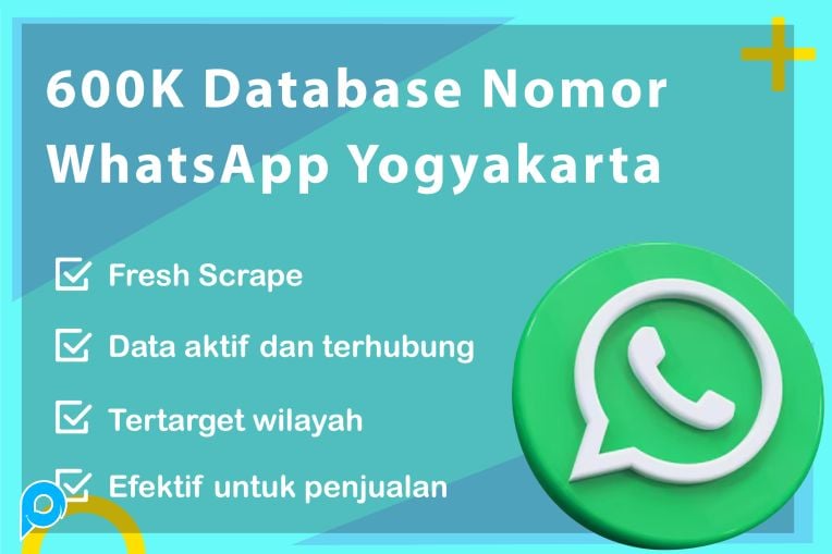600K DATABASE NOMOR WHATSAPP YOGYAKARTA AKTIF
