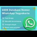 600K DATABASE NOMOR WHATSAPP YOGYAKARTA AKTIF