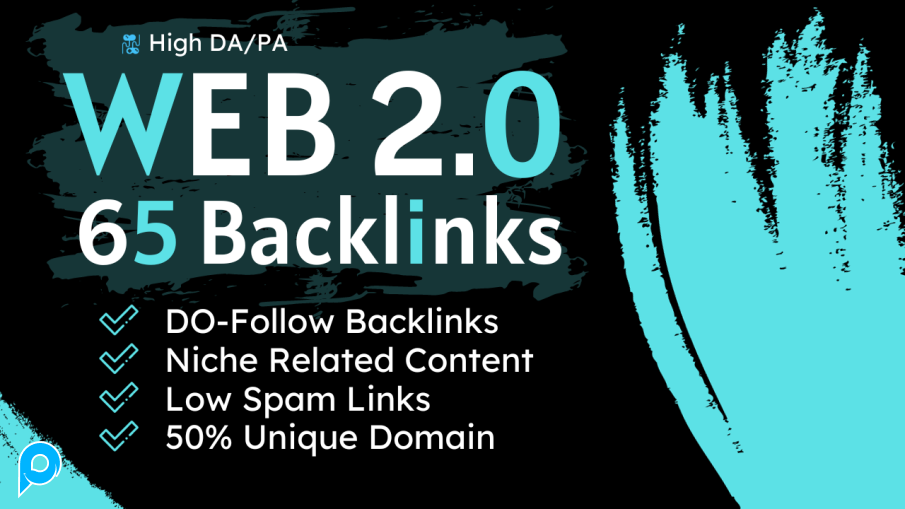 65 Powerfull Web 2.0 Backlinks On High Da/pa Sites