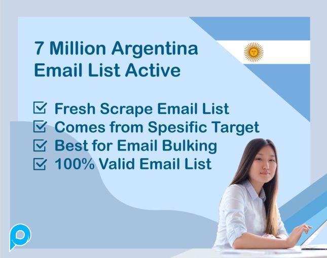 7 Million Argentina Email List Active 2024