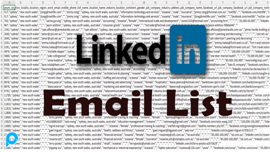 740.000 Australia Linkedin Email List Complete Info