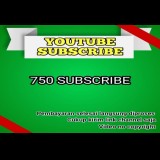 750 SUBSCRIBE YOUTUBE