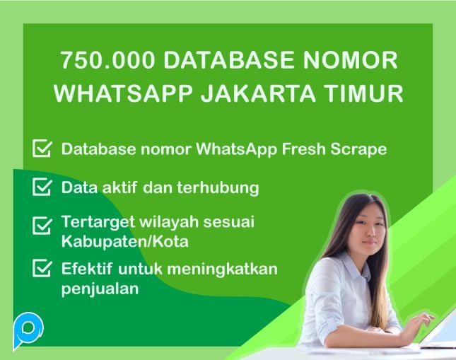 750.000 Database Nomor WhatsApp Jakarta Timur Aktif