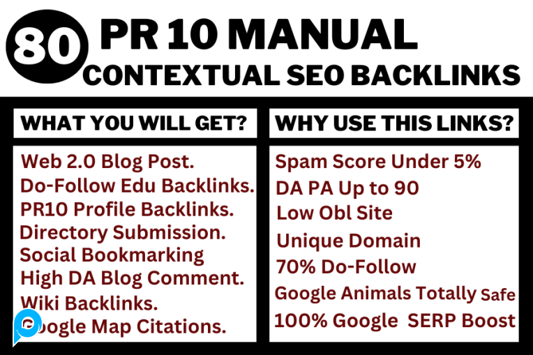 80 PR 10 Tautan Balik SEO Kontekstual Manual Tingkatkan Situs Anda Di SERP Google