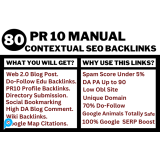 80 PR 10 Tautan Balik SEO Kontekstual Manual Tingkatkan Situs Anda Di SERP Google