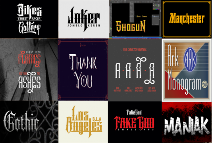 80+ Premium Bundle Font Pack