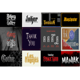 80+ Premium Bundle Font Pack