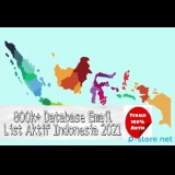 800k+ Database Email List Indonesia Aktif 2021