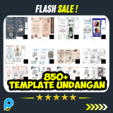 850+ Template Undangan Pernikahan Kekinian Format CDR Aesthetic Rustic Corel Draw