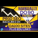 90 BackIink SEO PR10 UNIK di situs DA100 + bonus Tautan Edu