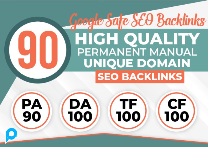 90 Manual backlink Permanen Berkualitas Tinggi SEO Domain Unik