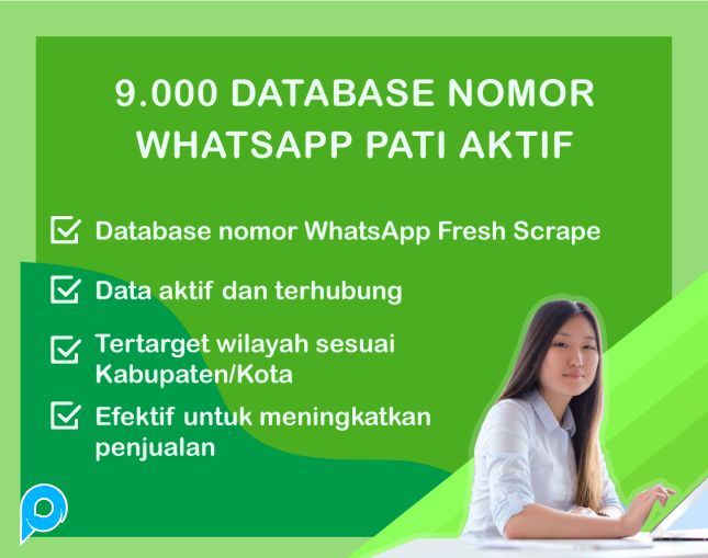 9.000 Database Nomor WhatsApp Pati Aktif