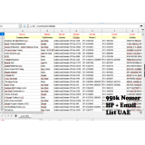 950.000 Database NOMOR HP dan EMAIL LIST Bisnis Uni Emirates Arab (UAE)