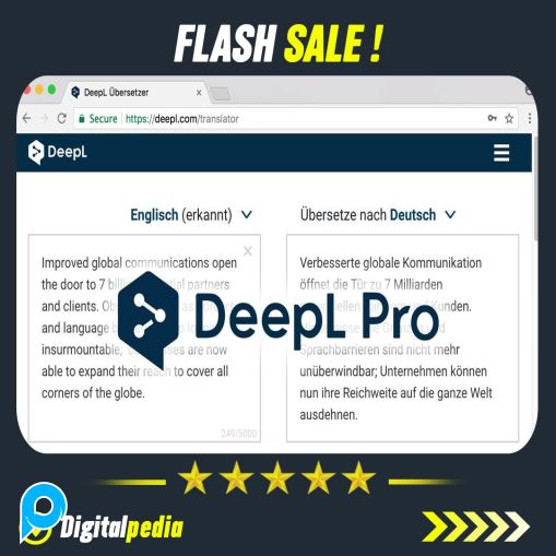 Account Deepl Pro Premium Akun Deepl Translator Bergaransi Translate Dokumen Berbagai Macam Bahasa
