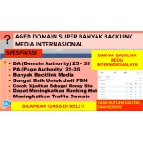 Aged Domain DA 25-35 Backlink Media Internasional Sangat Berkualitas