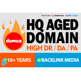 Aged Domain High Quality DR DA PA Backlink Media