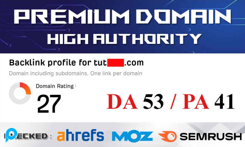 Aged Domain High Quality Premium Backlink Media