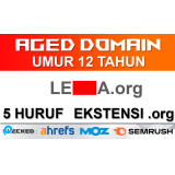 AGED DOMAIN umur 12 Tahun 5 Huruf Mudah diingat