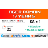 AGED DOMAIN umur 19 Tahun 4 Karakter Mudah diingat