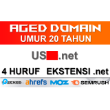 AGED DOMAIN umur 20 Tahun 4 Karakter Mudah diingat