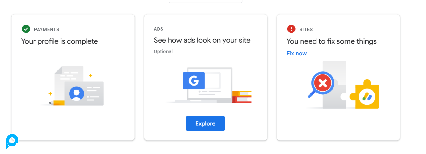 Akun Adsense Centang Hijau Profil Pembayaran
