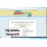 Akun Article Builder murah [Lagi Promo]