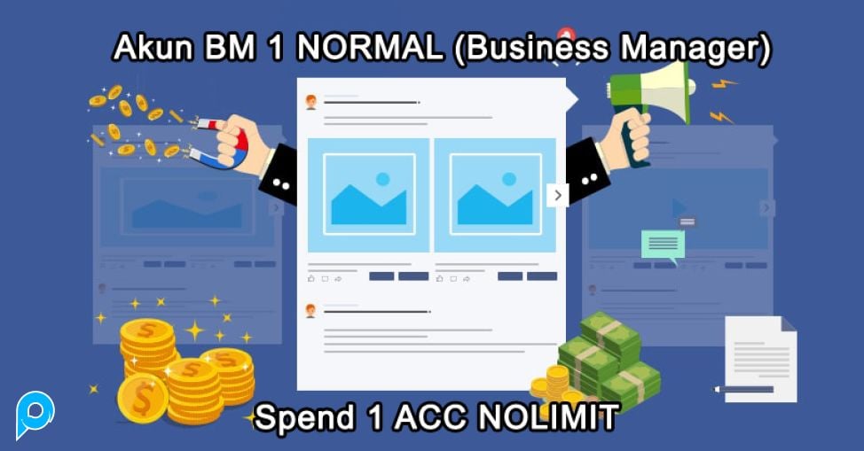 Akun BM 1 NORMAL (Business Manager) Spend 1 ACC NOLIMIT