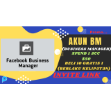 Akun BM ( Business Manager ) Only / Akun BM Tanpa Akun Facebook