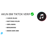 Akun BM TIKTOK VERIFIED + 3 Akun Iklan