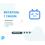 AKUN BSTATION / BILIBILI MASA AKTIF 1 TAHUN