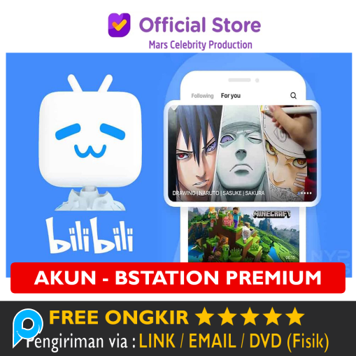 Akun Bstation Bilibili TV Premium B-Station Bili Bili iOS Android iPhone Bergaransi All Devices Desk