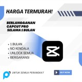 Akun Capcut Pro 1 Bulan Full Garansi Bisa Untuk Semua Device Android IOS PC Windows Mac