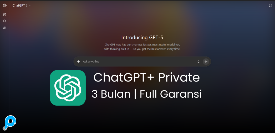 Akun ChatGPT+ Private 3 Bulan | Full Garansi