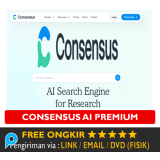 Akun Consensus AI Premium Pro Account ConsensusAI Research Assistant Academic Search Engine Bergaran