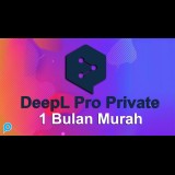 Akun Deepl Premium PRO Private 1 Bulan Murah