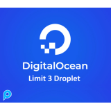 Akun DigitalOcean $205 Limit 3 Droplet 60 Hari