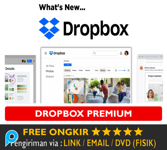 Akun Dropbox 2TB 5TB Drop BOX Premium Penyimpanan Cloud Storage 2000GB 5000GB Original