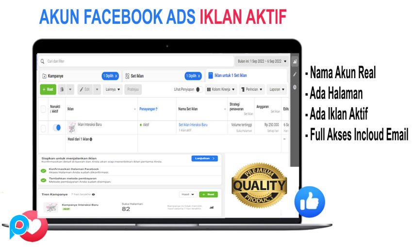 AKUN FACEBOOK ADS IKLAN AKTIF