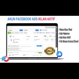AKUN FACEBOOK ADS IKLAN AKTIF