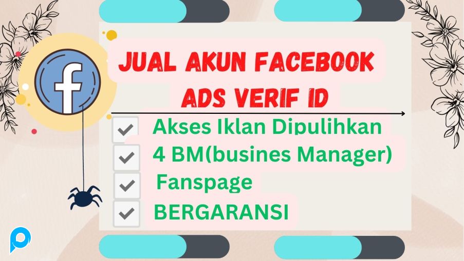 Akun Facebook ads Verif ID / Dipulihkan +Fanspage + isi 4 BM