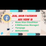 Akun Facebook ads Verif ID / Dipulihkan +Fanspage + isi 4 BM