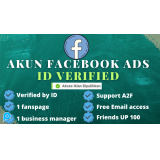 Akun Facebook ads Verified ID + BM + Fanspage Siap iklan