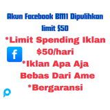 Akun Facebook BM1 dipulihkan limit $50